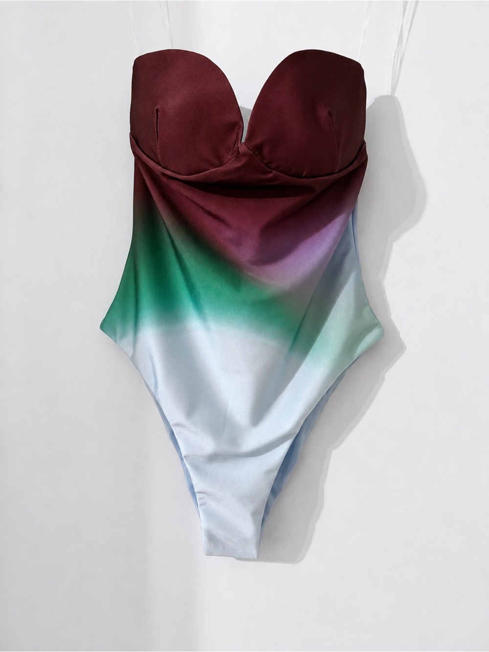 Baobab Bay Ombré Strapless One Piece Swimsuit NWT XS (US 2)